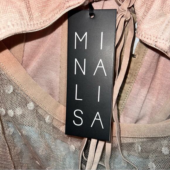 Mina Lisa Clip Dot Bustier & High Rise Panty Set - Picture 4 of 7